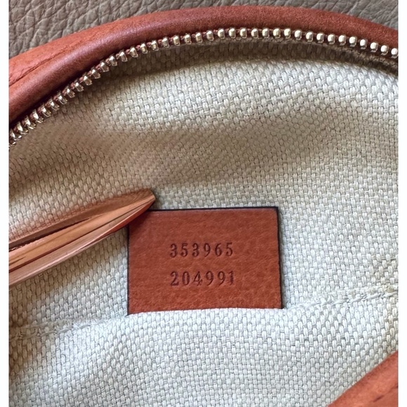 Certified Authentic Gucci Soho Nubuck Tassel Chain Mini Crossbody Bag with COA - Picture 10 of 15